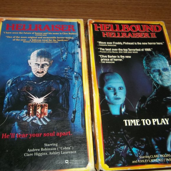 Other - HELLRAISER / HELLRAISER II VHS LOT